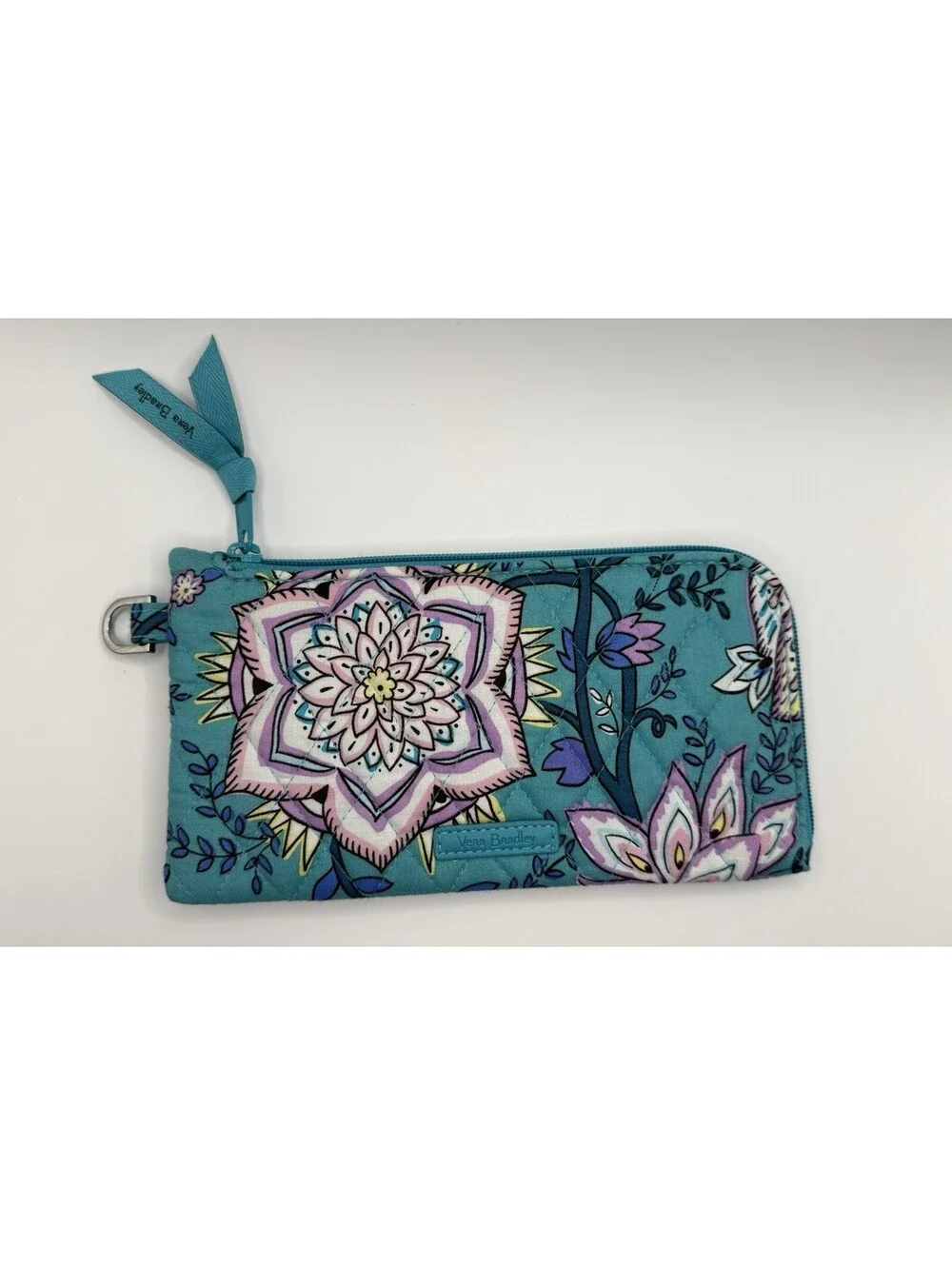 Vera Bradley RFID Tech Wristlet Clear Touch Screen Back ~ Peacock Garden